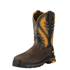 Ariat Mens Intrepid Venttek Composite Toe Work Boot Cocoa Brown