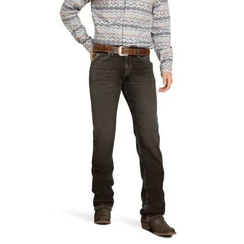 Ariat Men's M7 Slim Onyx Black Straight Jeans