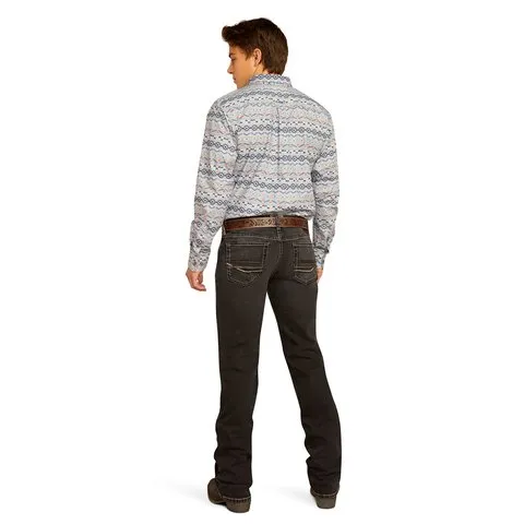 Ariat Men's M7 Slim Onyx Black Straight Jeans