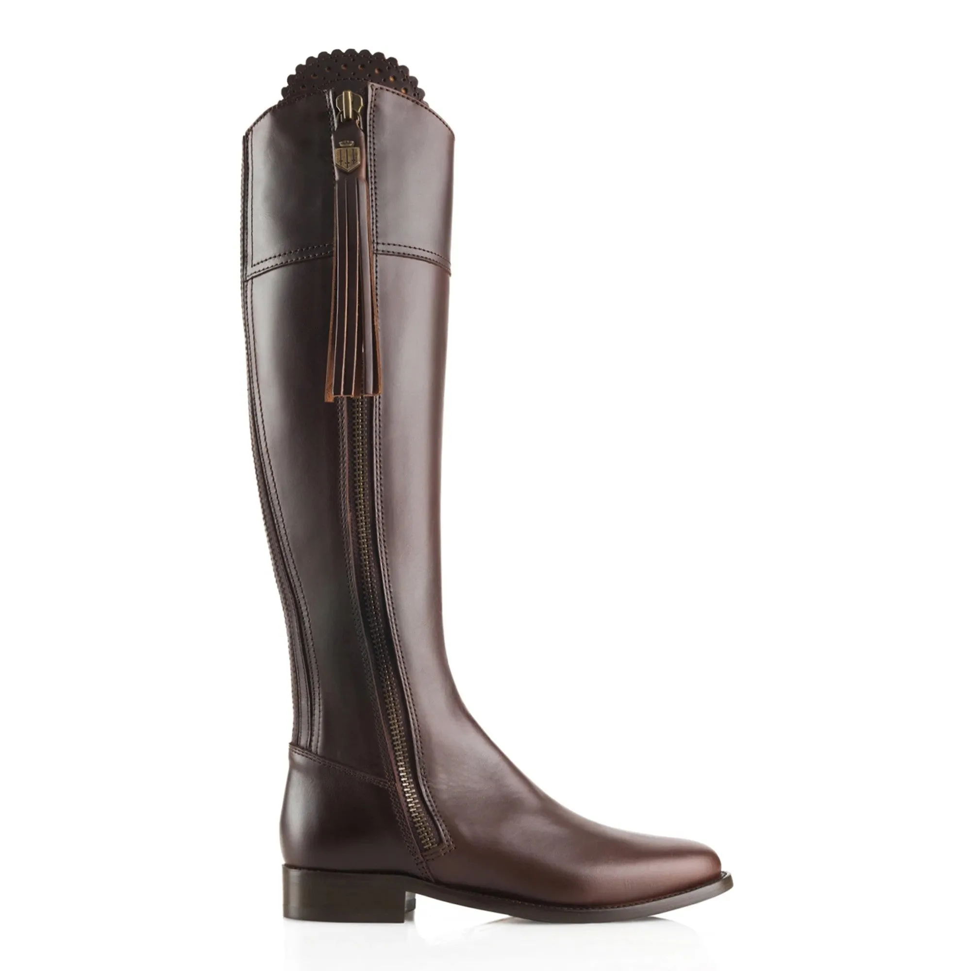 Fairfax & Favor Flat Regina Leather Boot