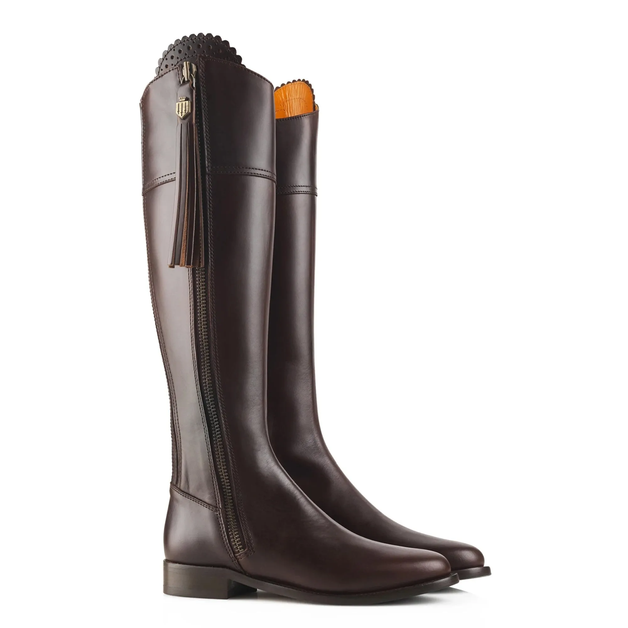 Fairfax & Favor Flat Regina Leather Boot