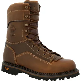 Georgia Men's AMP LT Low Heel Logger 9" Comp Toe Waterproof Work Boot- GB00473