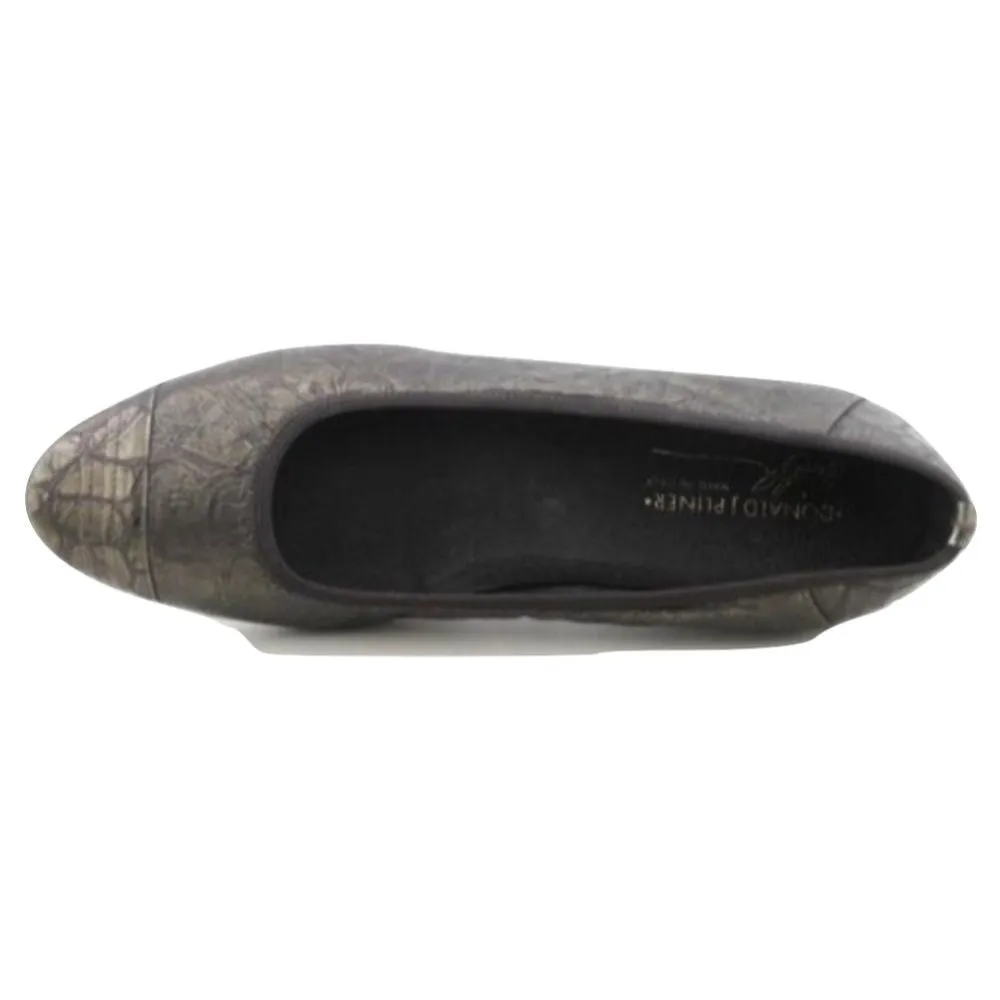 Hideyocu Nickel Donald Pliner Ballet Flats