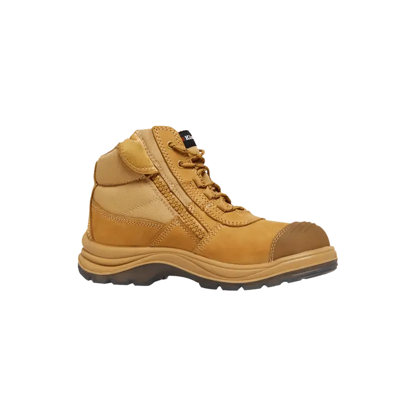 K27160 KingGee Men's Tradie ComfortMax Zip Sided Safety Boots