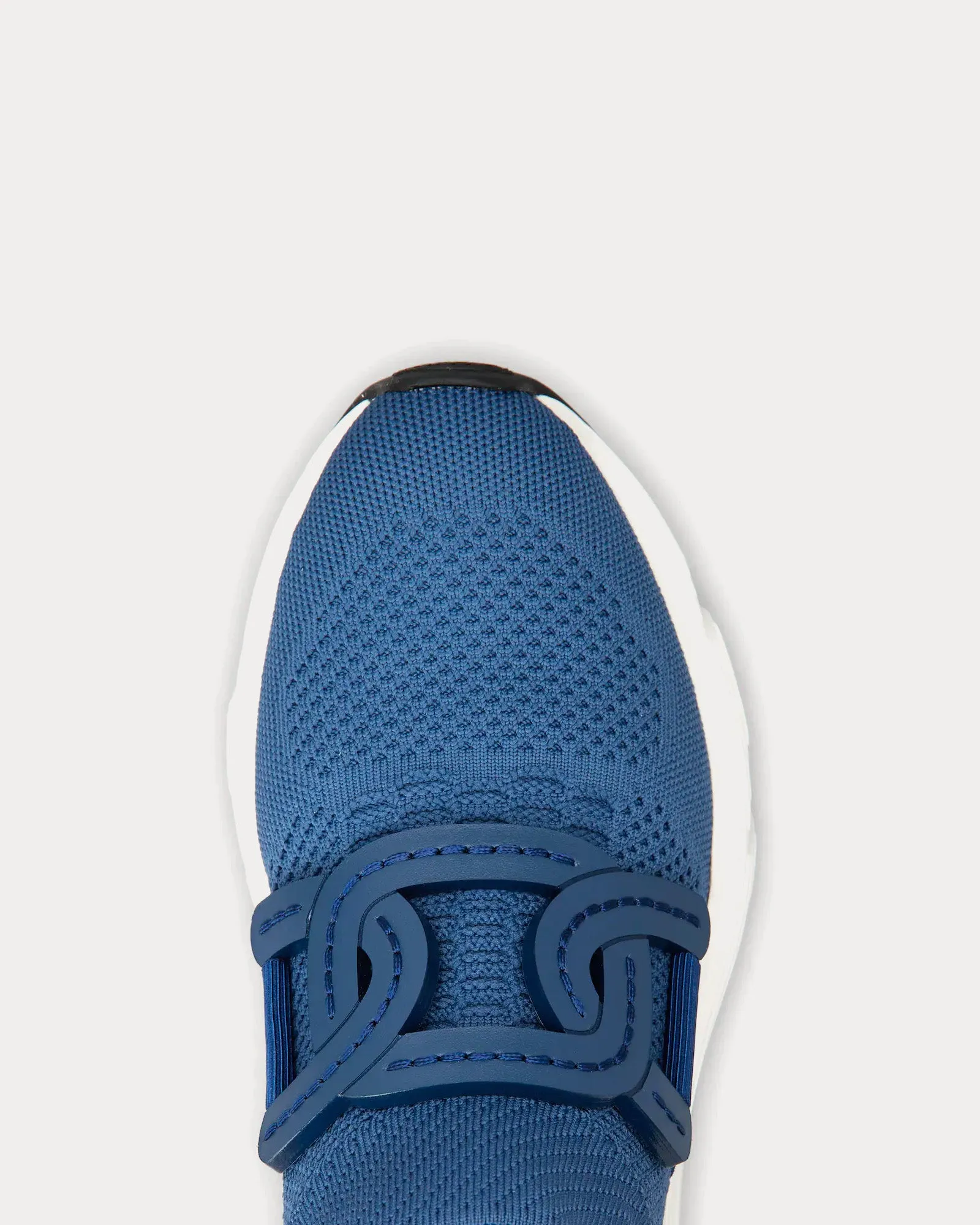 Kate Technical Fabric Blue Slip On Sneakers