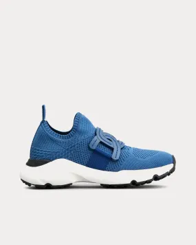 Kate Technical Fabric Blue Slip On Sneakers