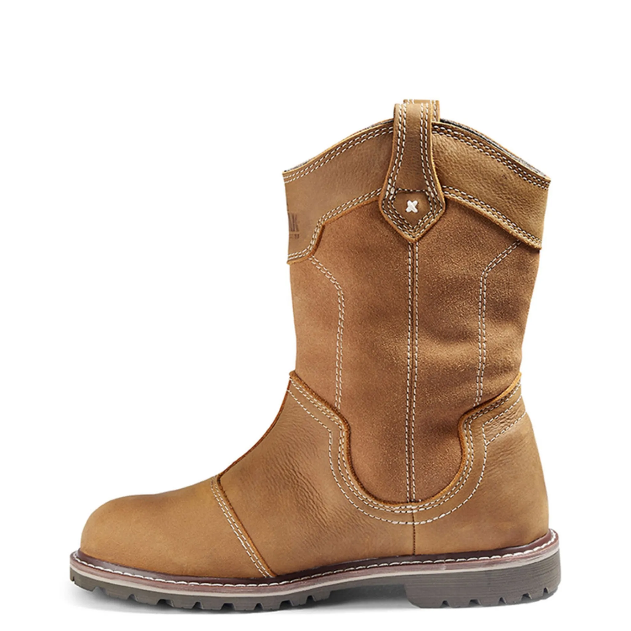 Kodiak Women's Safety Work Boots Bralorne Wellington Full Grain Leather Waterproof with Composite Toe and Plate  | Brown | Sizes 5-11