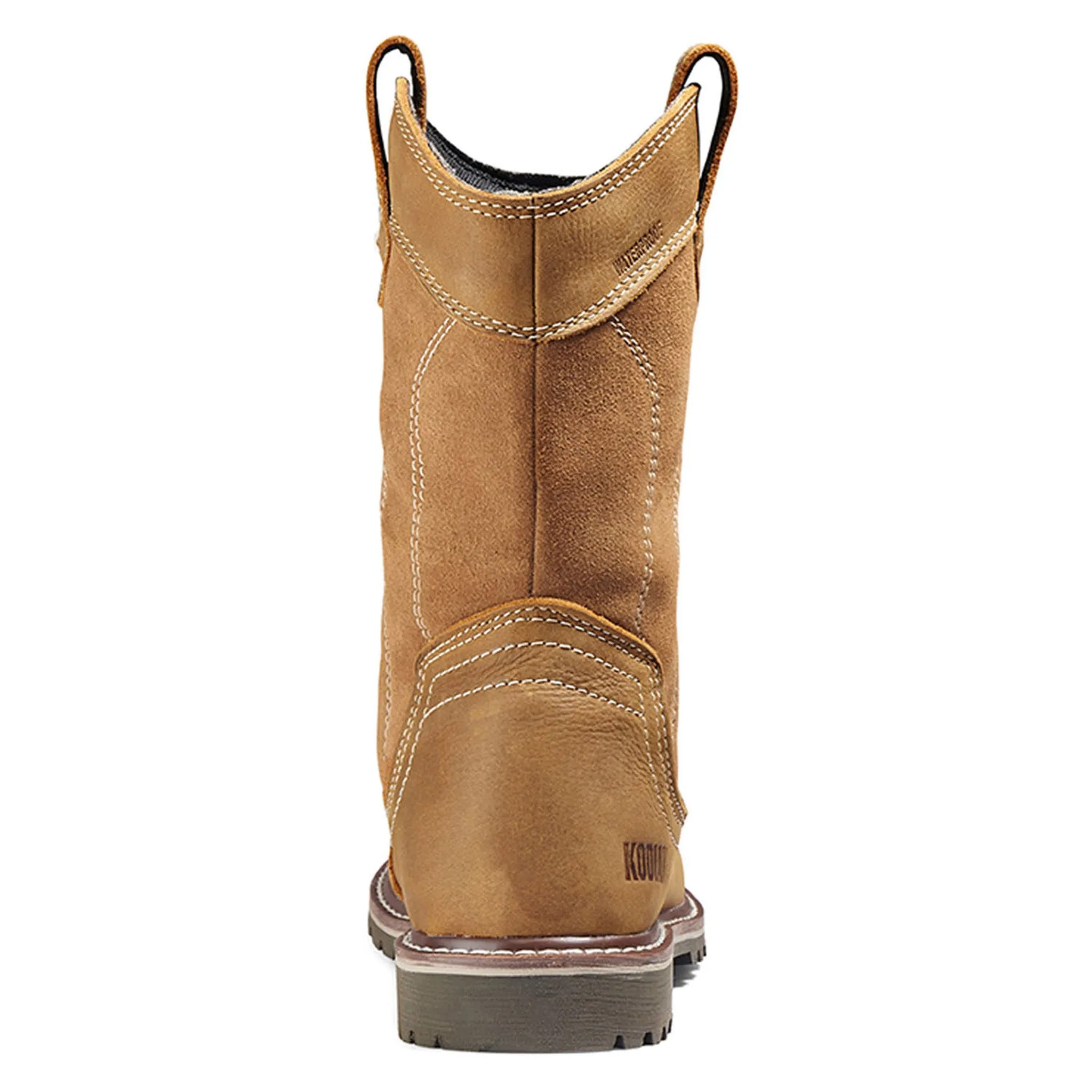 Kodiak Women's Safety Work Boots Bralorne Wellington Full Grain Leather Waterproof with Composite Toe and Plate  | Brown | Sizes 5-11