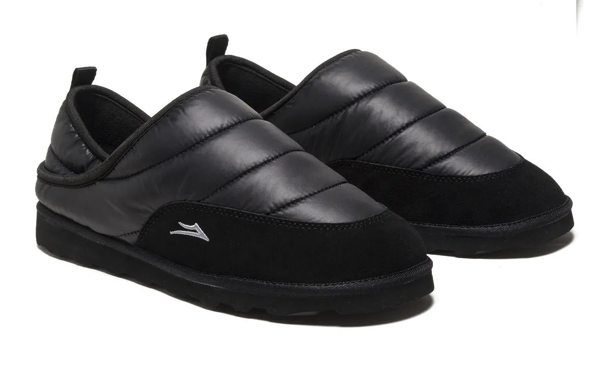 Lakai Owen Slippers Nylon Shoes - Black / Black