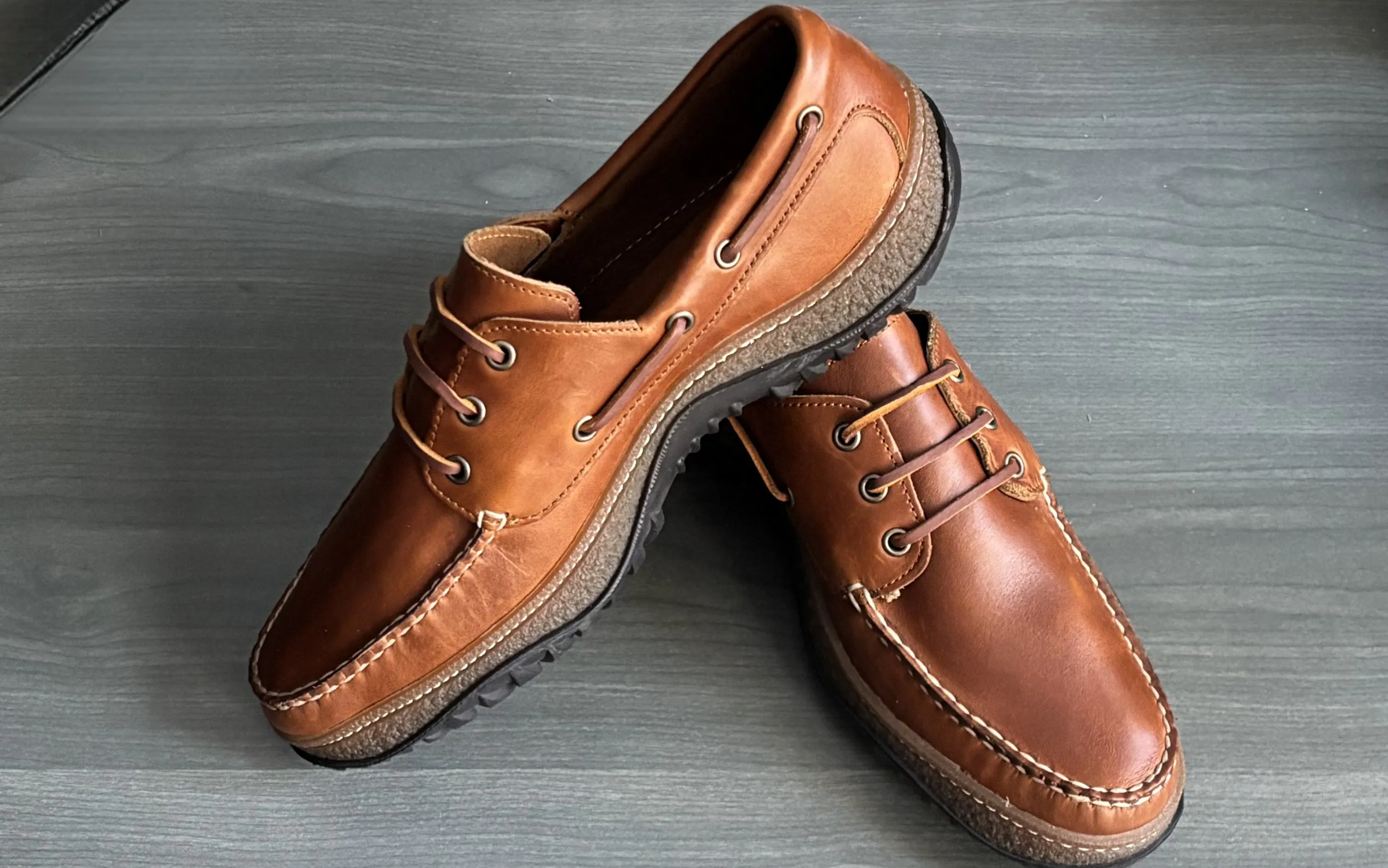 Men’s Quoddy Head Boat Shoe: LE All Terrain Whiskey