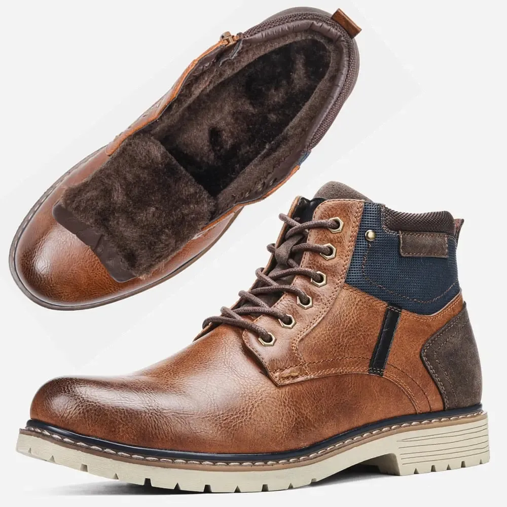 Mens Winter leather boots  Snow Shoes