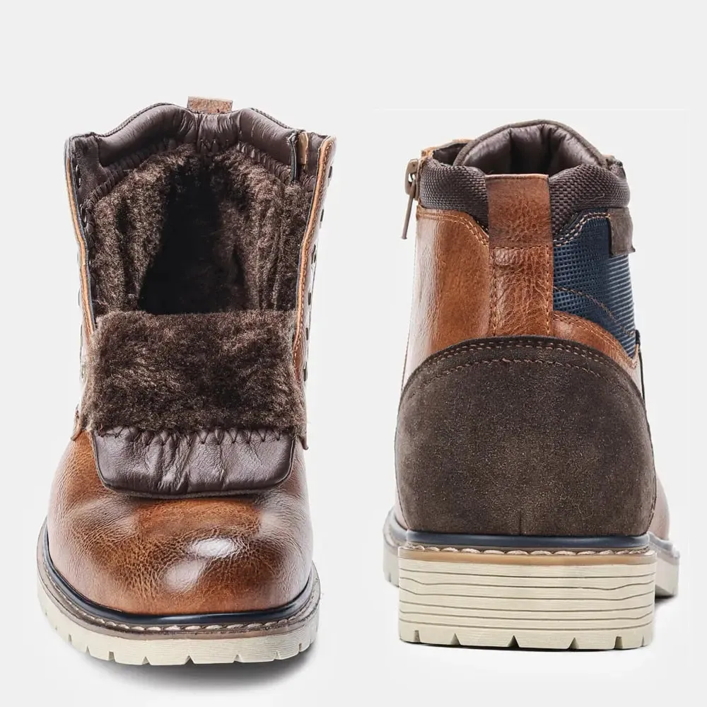 Mens Winter leather boots  Snow Shoes