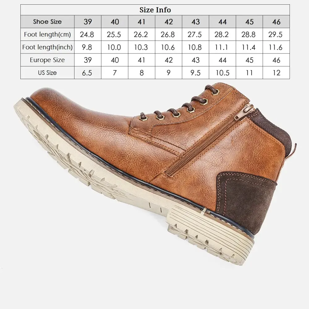 Mens Winter leather boots  Snow Shoes