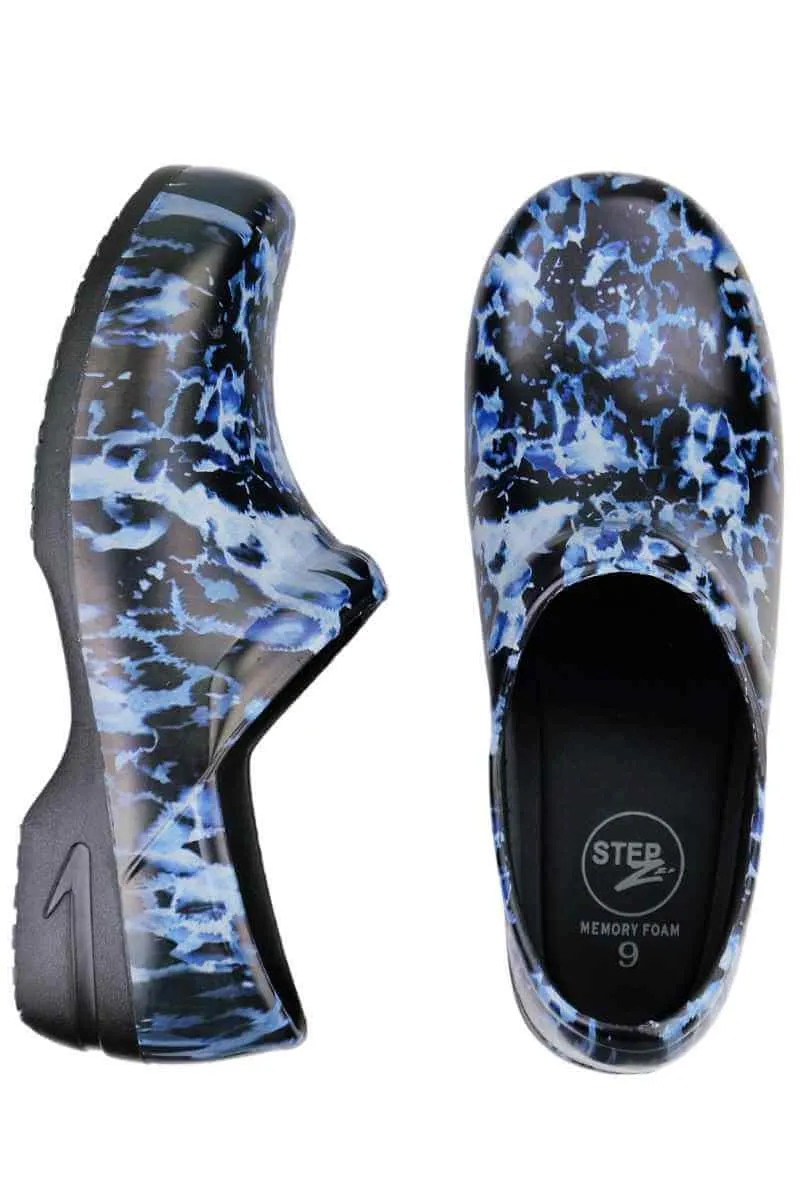 StepZ Women's Slip Resistant Nurse Clogs | Midnight Blues