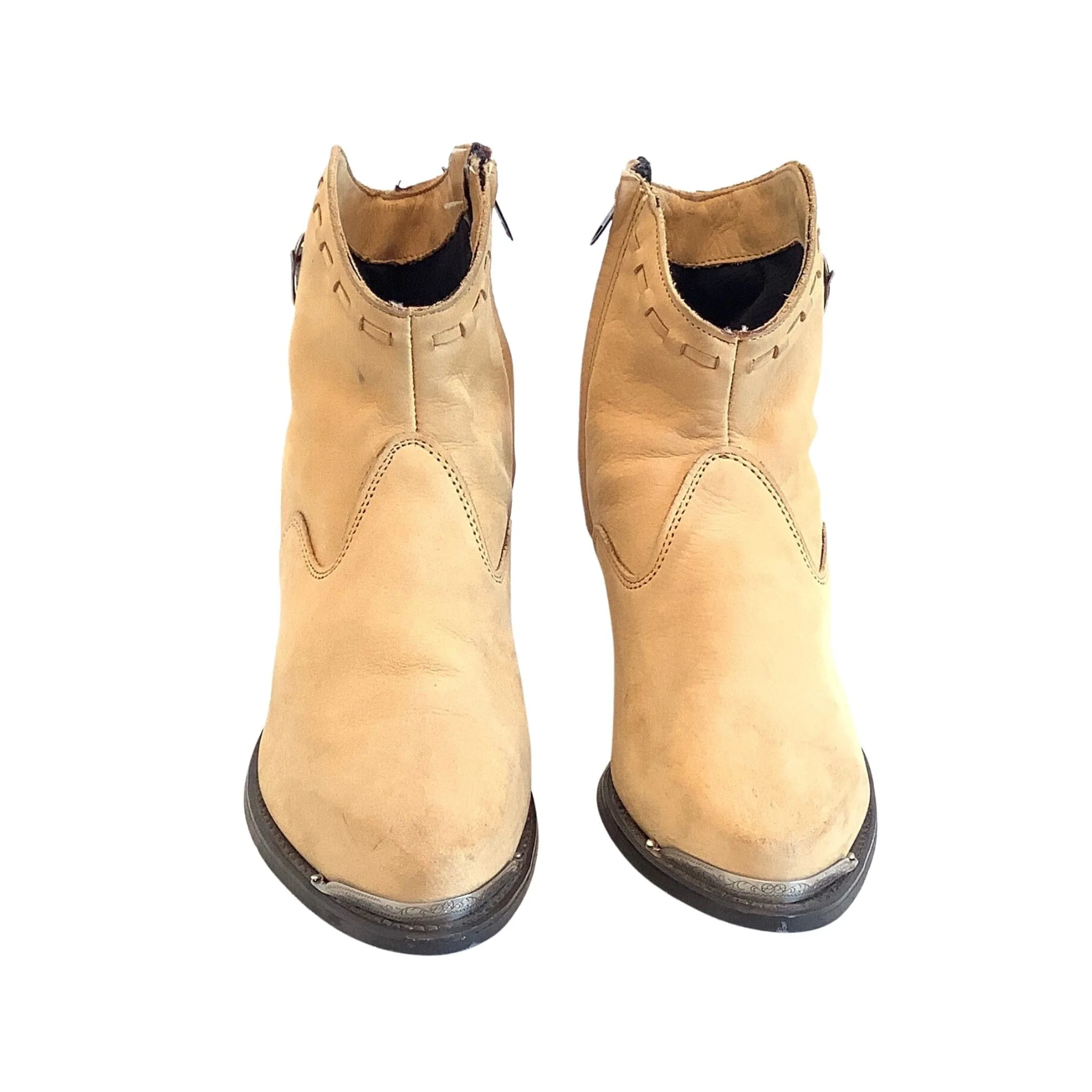 Vintage Cowboy Ankle Boots