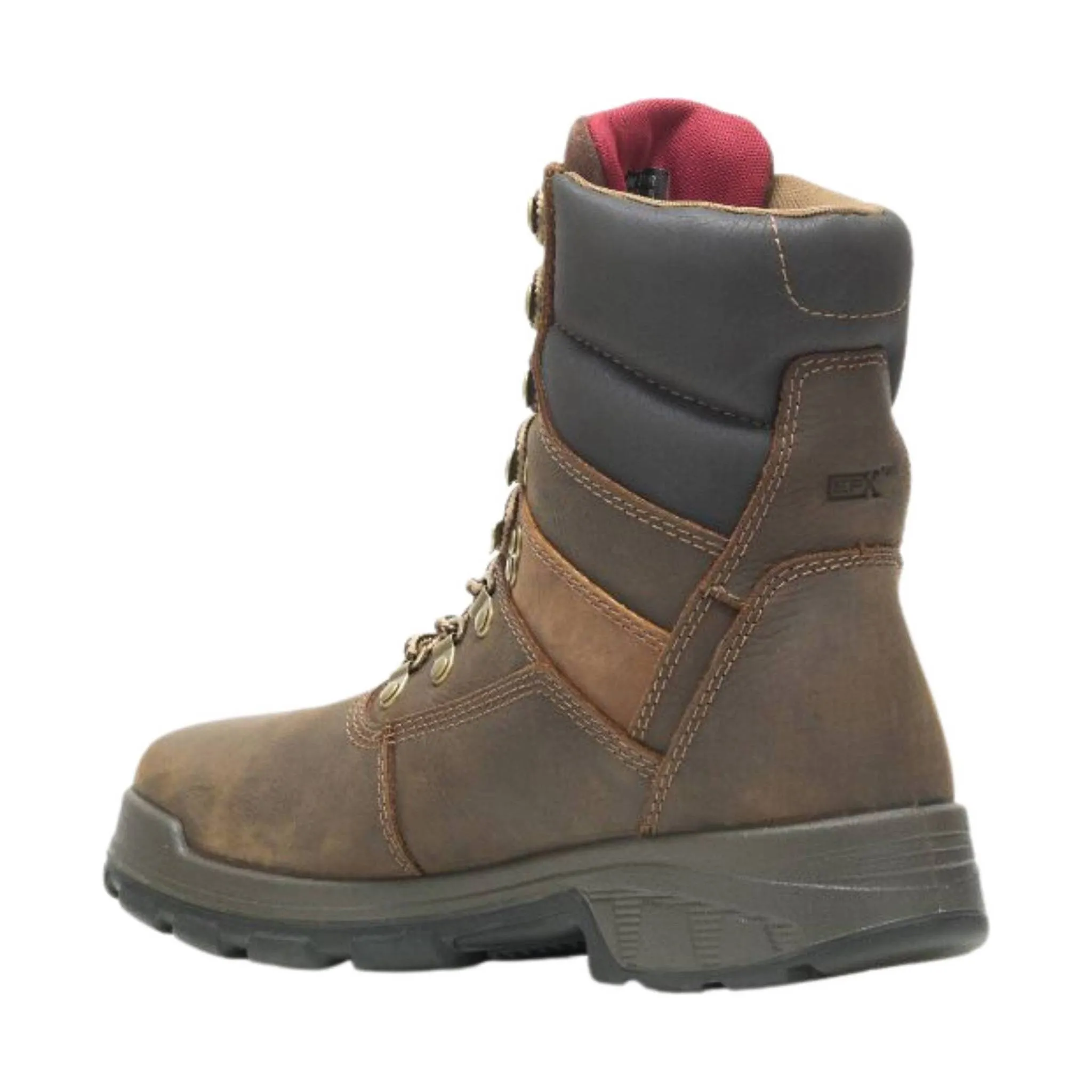 Wolverine Men's Carbor EPX Waterproof Composite Toe 8 Inch Work Boot - Dark Brown