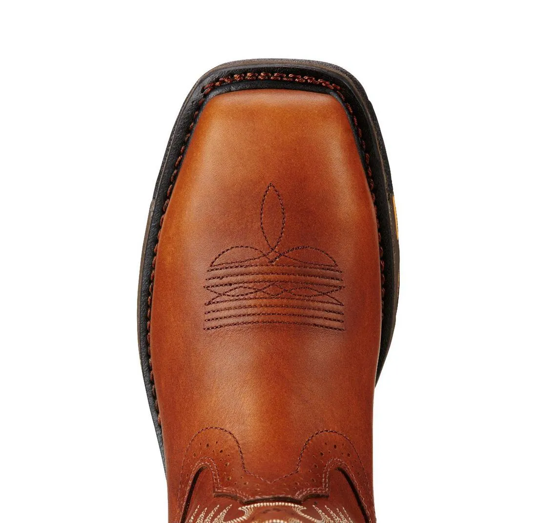 WorkHog Composite-Toe CSA Waterproof Wide Square Toe Work Boot Dark Copper