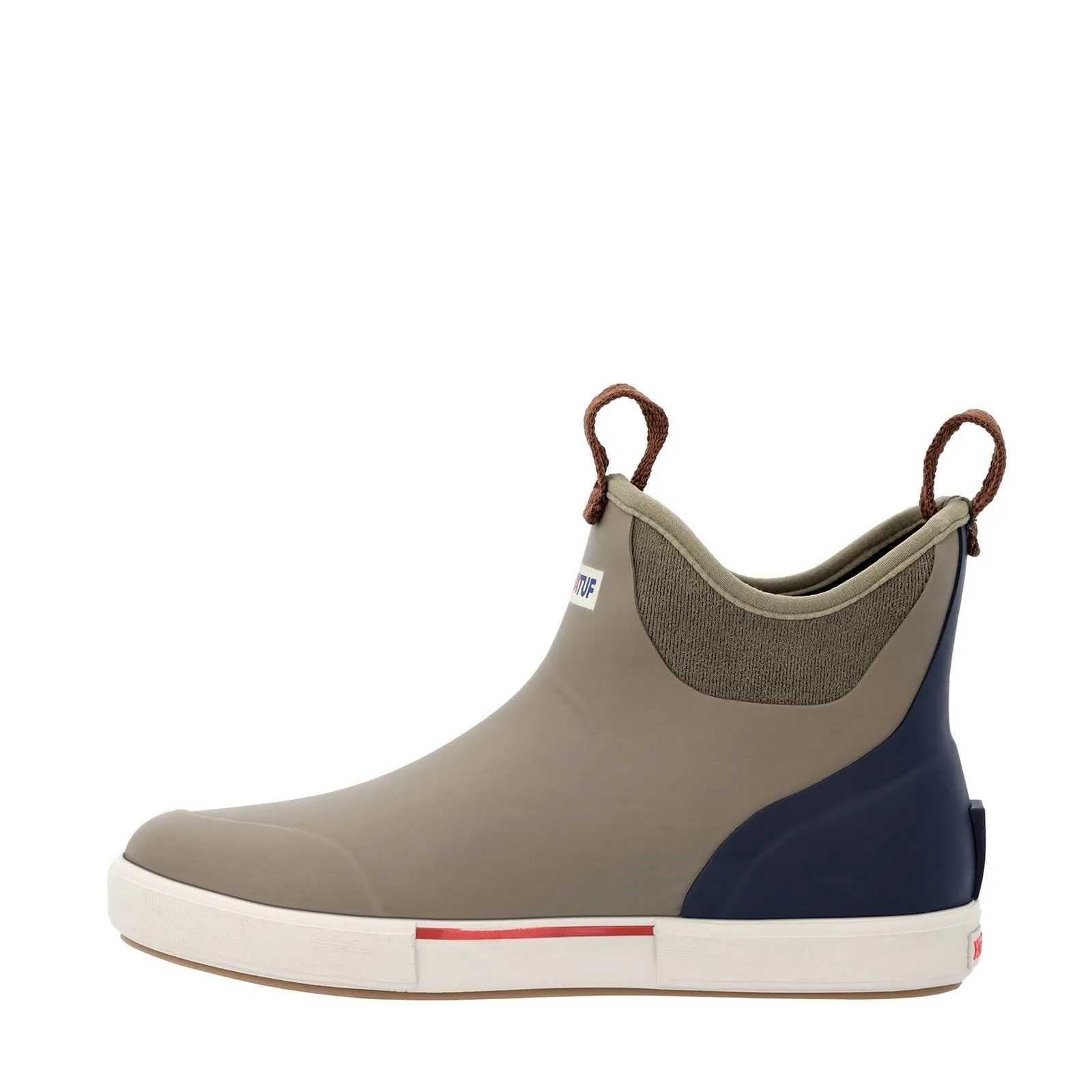 Xtratuf Ankle Deck Vintage Rubber Vintage Olive Wellington Boots